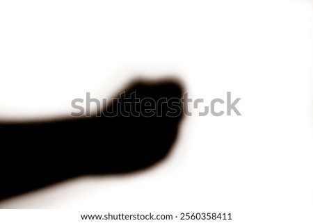 Similar – Image, Stock Photo shadow theatre (5) Man