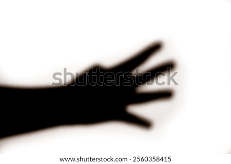 Similar – Image, Stock Photo shadow theatre (5) Man