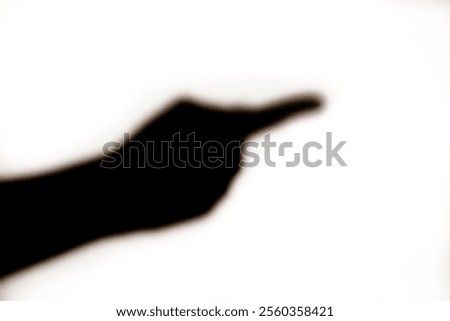 Similar – Image, Stock Photo shadow theatre (5) Man