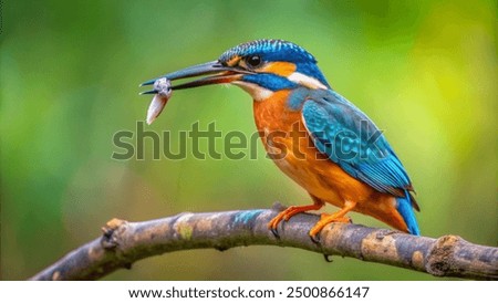 Similar – Image, Stock Photo Kingfisher Portrait