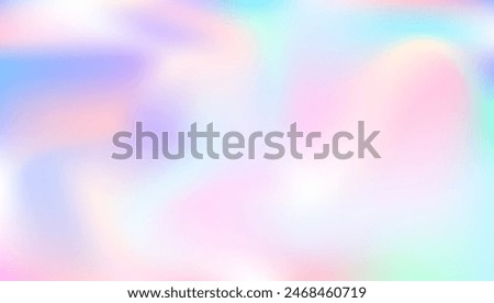 Hologram Gradient. Graphic Fluid. Violet Shiny Background. Liquid Light. Pearlescent Texture. Retro Design. Iridescent Texture. Blur Creative Illustration. Pink Hologram Gradient