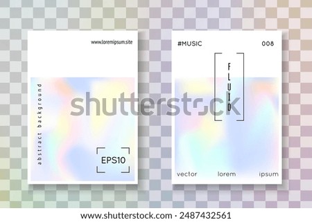 Spectrum Presentation. Violet Minimal Paper. Abstract Shape. Pastel Concept. Colourful Prism Template. Modern Design. Minimalist Texture. Blue Spectrum Presentation