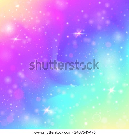 Blue Abstract Pattern. Purple Pastel Background. Magic Invitation. Iridescent Cosmic Effect. Pink Unicorn Gradient. Princess Hologram. Kawaii Glitter. Dream Princess Hologram.