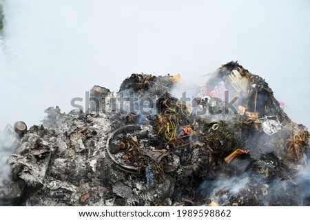 Image, Stock Photo Landfill pollution