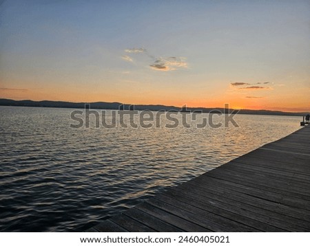 Similar – long jetty in the fog 1