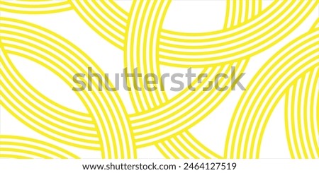 Pasta background, spaghetti abstract geometric pattern. Macaroni yellow poster. Wavy abstract pattern. Pasta vector illustration