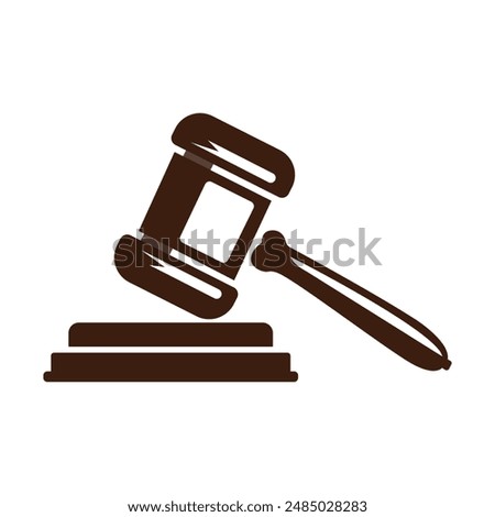 Gavel Vector icon or Symbol