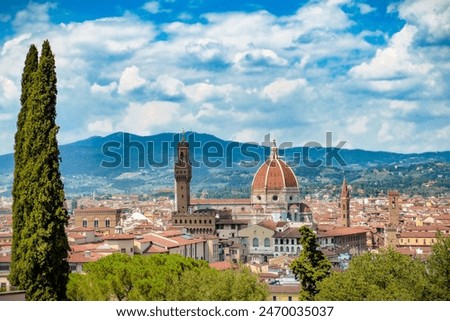 Similar – Image, Stock Photo View of the dome of Santa Maria del Fiore Cathedral in Florence, Italy. Photo: Alexander Hauk