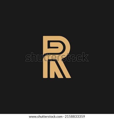 R A, RA Initial Letter Logo design vector template, Graphic Alphabet Symbol for Corporate Business Identity
 Stok fotoğraf © 