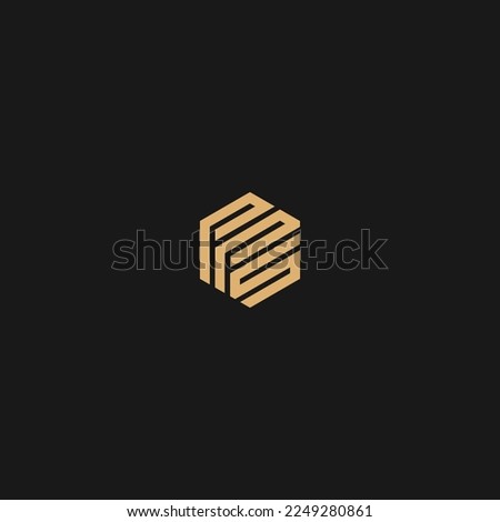 Initial Letter PPS Polygon Logo Design Vector Template. PPS Letter Logo Design
