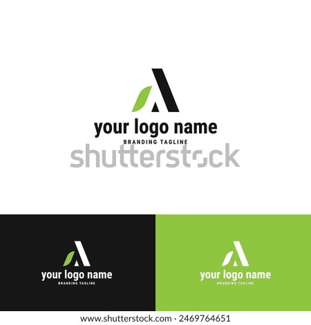 A Later Organic Logo Design, brand identity vector, modern logo, Logo Maker Vector Illustration Template Creation