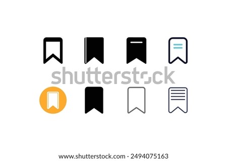 Bookmark sign icon vector illustration