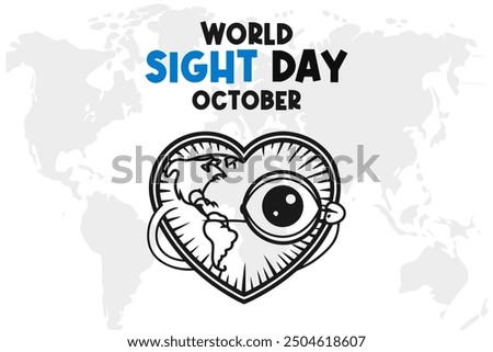 World Sight Day Background Vector Eye Health and Vision Awareness Design