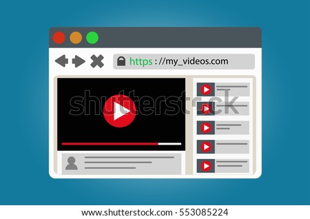 View video clips in the browser window