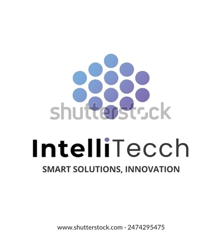 IntelliTech logo | Technology | modern emblem sleek featuring logo | IBM