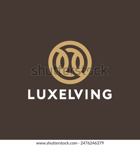 LuxeLiving logo | Real Estate industry logo | Sotheby's International Realty logo