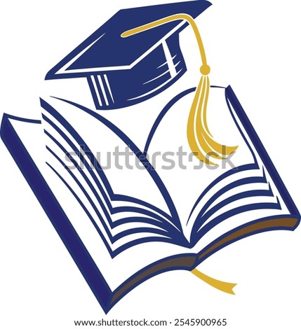 Graduation cap icon.line and glyph version, student hat outline and filled vector sign. Academic cap linear and full pictogram. Education symbol, logo.