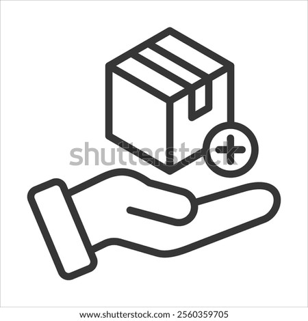 Item Outline Icon Vector Illustration