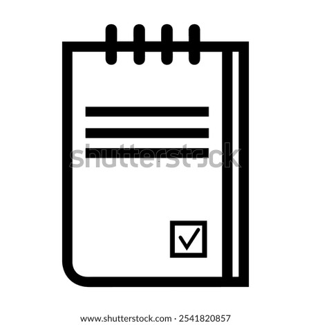 Calendar with Checkmark Icon vector