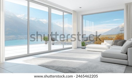 Similar – Image, Stock Photo Window overlooking a large city