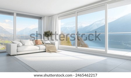 Similar – Image, Stock Photo Window overlooking a large city