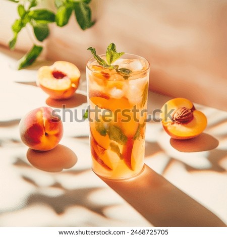 Similar – Image, Stock Photo Mint in Homemade Herb Garden Bed