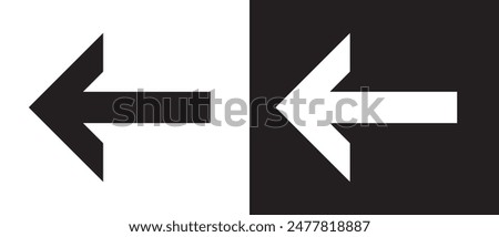 Back arrow symbol icon. previous, reply icon on a white background. Vector illustration.