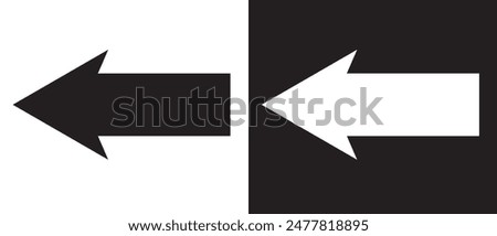 Back arrow symbol icon. previous, reply icon on a white background. Vector illustration.