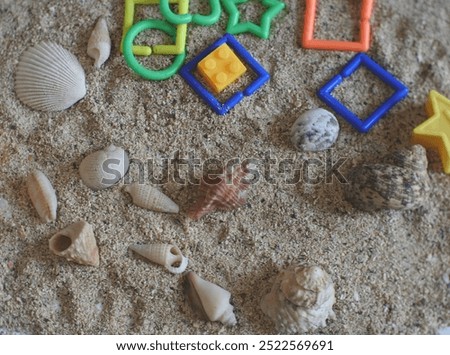 Similar – Image, Stock Photo Small grove on empty dry field