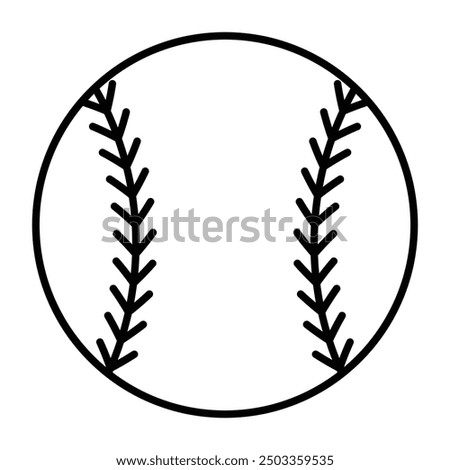 Baseball ball. Baseball in styles from simple black and white to  full colour. Softball, baseball ball in styles, sport equipment. Style vector symbol stock illustration web. 