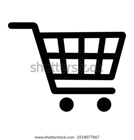 Image, Stock Photo Shopping cart with a blank mobile phone over a pastel pink background, e commerce, online buying, online commerce, background, technology, shopping day, black friday and network, copy space, mock up