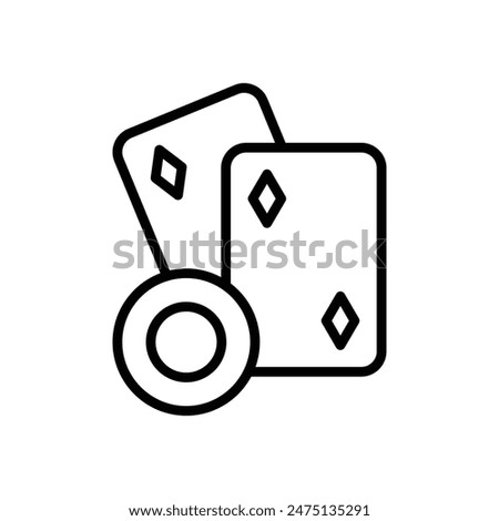 Casino vector icon design stock illustration