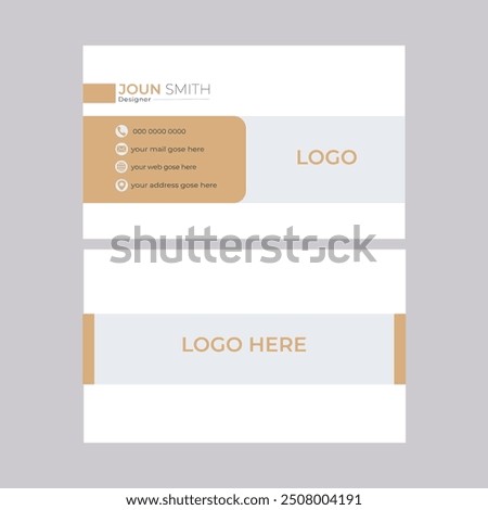 Double-sided creative business card template.Portrait and landscape orientation.Horizontal and vertical layout.Personal visiting card with company logo. white color theme.