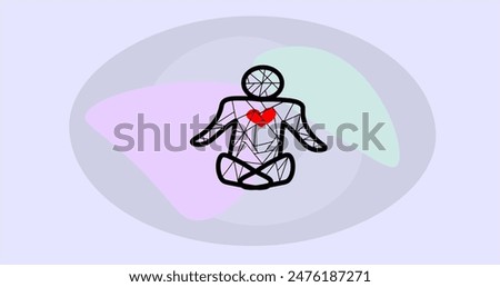 Meditating Person Seeking Spiritual Peace