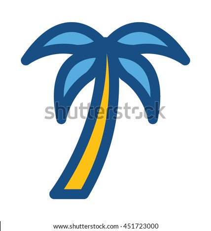 Palm Tree Vector Icon