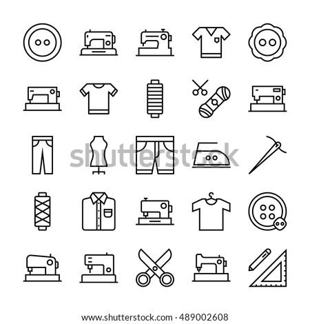 Sewing Vector Icons 1