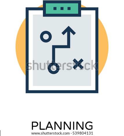 Planning Vector Icon 