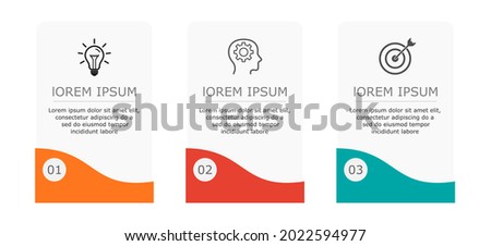 Business infographic Vector with 3 steps. Used for presentation,information,education,connection,marketing,
project,strategy,technology,learn,brainstorm,creative,growth,abstract,stairs,idea,text,work.