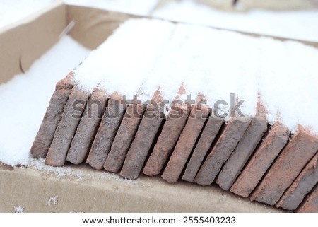 Similar – Image, Stock Photo Carefully stacked old building blocks in the shade of old trees in front of a wooden hut on a farm in Rudersau near Rottenbuch in the district of Weilheim-Schongau in Upper Bavaria, photographed in neo-realistic black and white