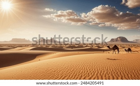 Similar – Image, Stock Photo Landscape in the dunes near Norddorf on the island Amrum