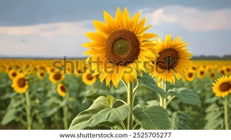 Similar – Image, Stock Photo sunflowers Sunflower