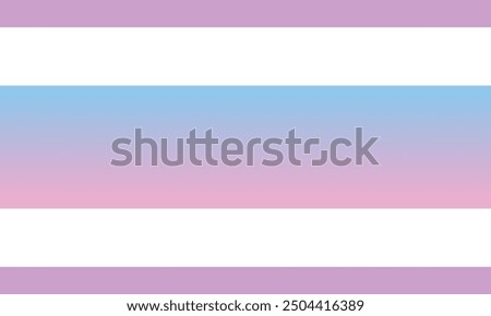 Bigender Pride Flag, vector design