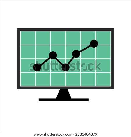 stock market  icon design vector illustration