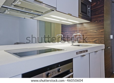 amazing luxury studio flat kitchen with modern appliances