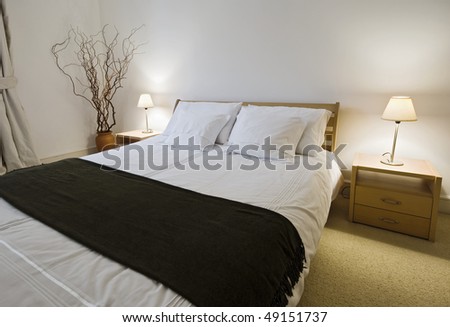 stunning luxury bedroom with amazing modern furniture