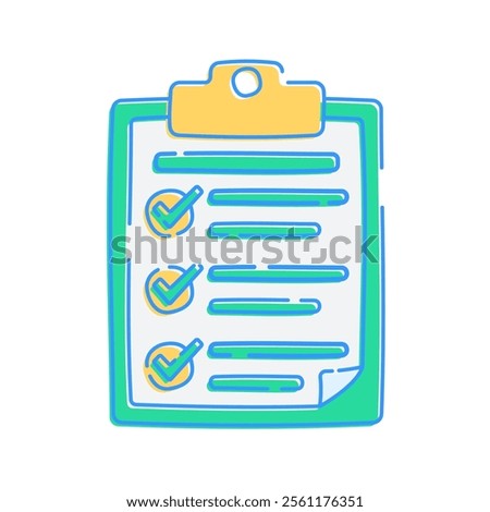 Clipboard with Checklist, A clipboard with a task checklist prominently displayed.