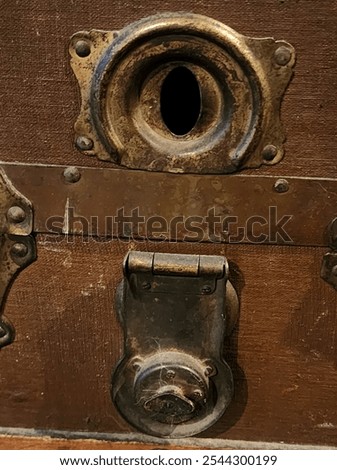 Similar – Image, Stock Photo strange | a locked door stands lonely around…