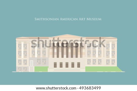 Vector Illustration : Smithsonian American Art Museum