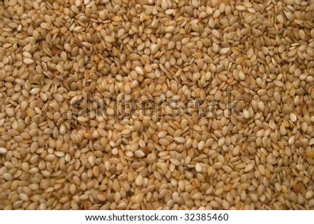 Seed of sesame background. Please visit portfolio for other groats backgrounds.