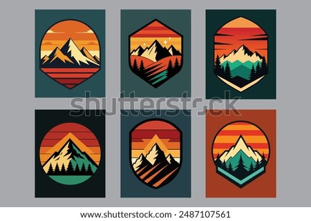 Mountain Climb Retro Vintage Climbing TShirt Design